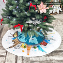 World Landmark Christmas Tree Skirt World Landmark Christmas Tree Skirt