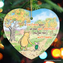 A True Friend Makes Adventures Worthwhile Ornament, Pooh Bear's Heartwarming Quote Christmas Keepsake A True Friend Makes Adventures Worthwhile Ornament, Pooh Bear's Heartwarming Quote Christmas Keepsake
