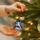 All I Need is Books & Cats Ceramic Ornament, Book Lover Gift of Imagination and the Universe All I Need is Books & Cats Ceramic Ornament, Book Lover Gift of Imagination and the Universe