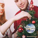 White Sands National Park Scenic Ceramic Ornament, New Mexico Souvenir Christmas Decoration White Sands National Park Scenic Ceramic Ornament, New Mexico Souvenir Christmas Decoration