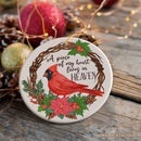 A Piece of My Heart Lives in Heaven Ornament, Cardinal Memorial Gift and Christmas Decoration A Piece of My Heart Lives in Heaven Ornament, Cardinal Memorial Gift and Christmas Decoration