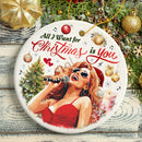 Artistic Classic Holiday Melody Ornament, All I Want for Christmas Is You, Celebrity Singer Gift Artistic Classic Holiday Melody Ornament, All I Want for Christmas Is You, Celebrity Singer Gift