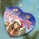 Artistic Classic Holiday Melody Ornament, All I Want for Christmas Is You, Celebrity Singer Gift Artistic Classic Holiday Melody Ornament, All I Want for Christmas Is You, Celebrity Singer Gift