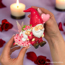 Whimsical Love Story Gnome Couple Small Figurine, 4" Cute and Small Valentine's Day Gift Mini Statue Whimsical Love Story Gnome Couple Small Figurine, 4" Cute and Small Valentine's Day Gift Mini Statue