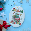 All Booked for Christmas Ornament, Playful Holiday Decor and Gift for Book Lovers All Booked for Christmas Ornament, Playful Holiday Decor and Gift for Book Lovers