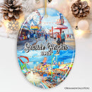 Artistic Lively Seaside Heights Ornament, New Jersey Festive Beach Paradise Christmas Gift and Decor Artistic Lively Seaside Heights Ornament, New Jersey Festive Beach Paradise Christmas Gift and Decor