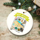 Artistic New Mexico State Themes and Landmarks Christmas Ornament Artistic New Mexico State Themes and Landmarks Christmas Ornament