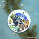 Artistic Arizona State Themes and Landmarks Christmas Ornament Artistic Arizona State Themes and Landmarks Christmas Ornament