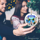 Artistic Mississippi State Themes and Landmarks Christmas Ornament Artistic Mississippi State Themes and Landmarks Christmas Ornament