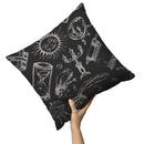 "Fortune Teller" Throw Pillow (Dark) "Fortune Teller" Throw Pillow (Dark)