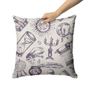 "Fortune Teller" Throw Pillow (Light) "Fortune Teller" Throw Pillow (Light)