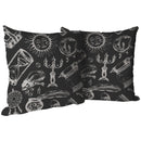 "Fortune Teller" Throw Pillow (Dark) "Fortune Teller" Throw Pillow (Dark)