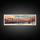 Almere Netherlands Panoramic Travel Poster, Framed Canvas Print or Metal Wall Art, Travel Art, Home Decor, Panoramic Painting, Midcentury Art Almere Netherlands Panoramic Travel Poster, Framed Canvas Print or Metal Wall Art, Travel Art, Home Decor, Panoramic Painting, Midcentury Art