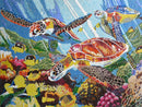 Colorful Sea Turtles Glass Mosaic Mural Colorful Sea Turtles Glass Mosaic Mural