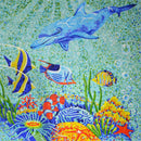 Colorful Sea Creatures - Nautical Mosaic Colorful Sea Creatures - Nautical Mosaic