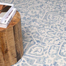 Gagebrook Blue Wool Area Rug Gagebrook Blue Wool Area Rug