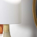 Gattaran Ivory & White Table Lamp Gattaran Ivory & White Table Lamp