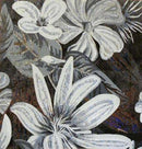White Amaryllis Flower Mosaic Art White Amaryllis Flower Mosaic Art