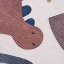 Libra Washable Kids Rug - Dinosaur rocket car rainbow Libra Washable Kids Rug - Dinosaur rocket car rainbow