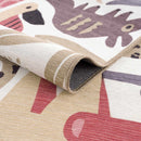 Natal Animal Print Washable Kids Rug Natal Animal Print Washable Kids Rug