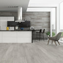 Galeta SPC Embossed 7"x60" Vinyl Flooring 8mm - Triste Silver Galeta SPC Embossed 7"x60" Vinyl Flooring 8mm - Triste Silver