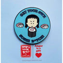 "Get Your Own Sushi B*tch!" Round Enamel Pin | Lapel Pin Badges "Get Your Own Sushi B*tch!" Round Enamel Pin | Lapel Pin Badges