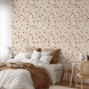 Gold Leaves and Watercolor Flowers Wallpaper Gold Leaves and Watercolor Flowers Wallpaper