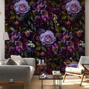 Dark Floral Gothic Moody Wallpaper Peel and Stick Dark Floral Gothic Moody Wallpaper Peel and Stick