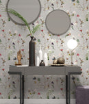Garden Spring Flowers Removable Wallpaper Garden Spring Flowers Removable Wallpaper