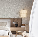 Gray Baroque Wallpaper - Modern Damask Design Gray Baroque Wallpaper - Modern Damask Design