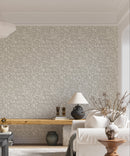 Gray Baroque Wallpaper - Modern Damask Design Gray Baroque Wallpaper - Modern Damask Design