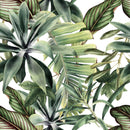 Green Tropical Leaves Self Adhesive Wallpaper Green Tropical Leaves Self Adhesive Wallpaper
