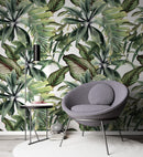 Green Tropical Leaves Self Adhesive Wallpaper Green Tropical Leaves Self Adhesive Wallpaper