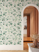 Watercolor Green Leaves Wallpaper Watercolor Green Leaves Wallpaper