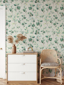 Watercolor Green Leaves Wallpaper Watercolor Green Leaves Wallpaper