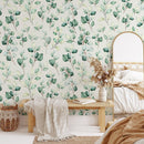 Watercolor Green Leaves Wallpaper Watercolor Green Leaves Wallpaper