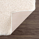 Faina Solid Cream Shag Washable Area Rug - Clearance Faina Solid Cream Shag Washable Area Rug - Clearance