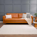 Faina Solid Cream Shag Washable Area Rug - Clearance Faina Solid Cream Shag Washable Area Rug - Clearance