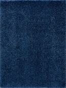 Faina Solid Dark Blue Shag Washable Area Rug - Clearance Faina Solid Dark Blue Shag Washable Area Rug - Clearance