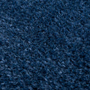 Faina Solid Dark Blue Shag Washable Area Rug - Clearance Faina Solid Dark Blue Shag Washable Area Rug - Clearance