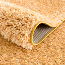 Faina Solid Gold Shag Washable Area Rug - Clearance Faina Solid Gold Shag Washable Area Rug - Clearance