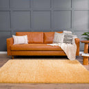 Faina Solid Gold Shag Washable Area Rug - Clearance Faina Solid Gold Shag Washable Area Rug - Clearance