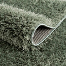 Faina Solid Green Shag Washable Area Rug - Clearance Faina Solid Green Shag Washable Area Rug - Clearance