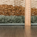 Faina Solid Green Shag Washable Area Rug - Clearance Faina Solid Green Shag Washable Area Rug - Clearance