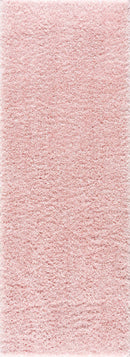 Faina Solid Pink Shag Washable Area Rug - Clearance Faina Solid Pink Shag Washable Area Rug - Clearance