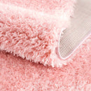 Faina Solid Pink Shag Washable Area Rug - Clearance Faina Solid Pink Shag Washable Area Rug - Clearance