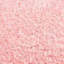 Faina Solid Pink Shag Washable Area Rug - Clearance Faina Solid Pink Shag Washable Area Rug - Clearance