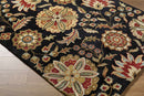 Heaters Black Floral Wool Carpet Heaters Black Floral Wool Carpet