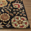Heaters Black Floral Wool Carpet Heaters Black Floral Wool Carpet
