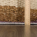 Burgundy Holi-2303 Washable Area Rug Burgundy Holi-2303 Washable Area Rug